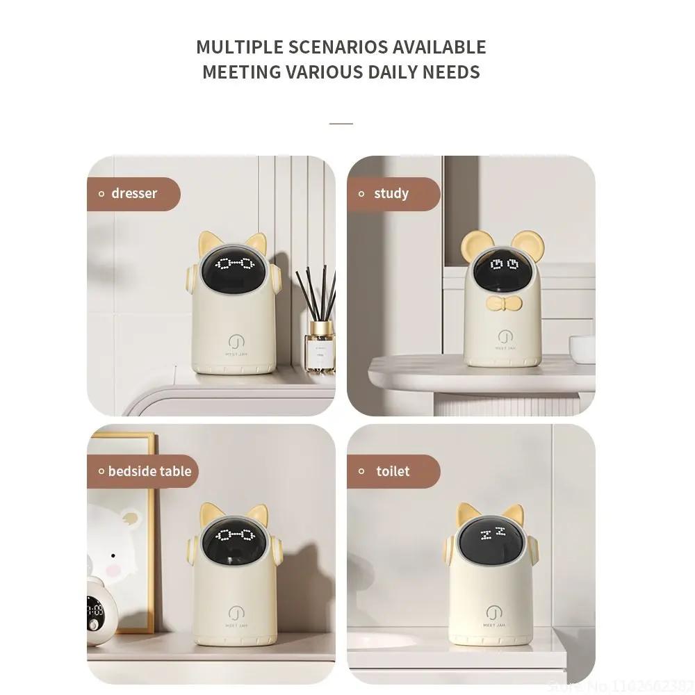 Desktop Waste Bin Intelligent Sensor for Home Office Children Bathroom Mini Small Size Bucket Anti Pinching Light Waste Bin