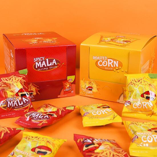 Палочки Дзензен (15 г * 24 упаковки), выберите 2 типа, корейские закуски Zenzen Spicy Marastic