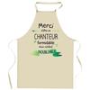 Kitchen Apron - Unforgettable Singer Thank You - Breton Print - Durable Cotton - Made In France