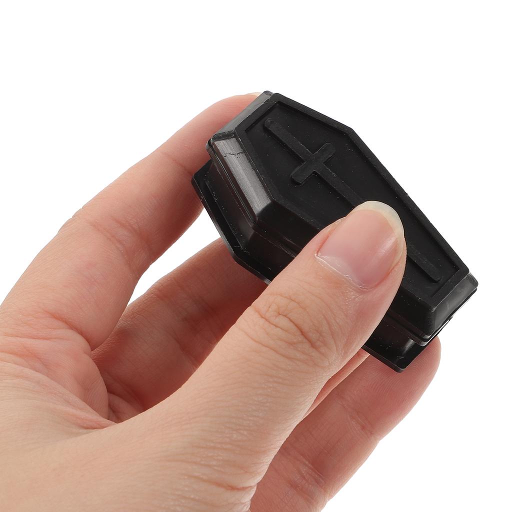 2pcs Halloween Coffin Decor Halloween Ornaments Haunted House Props Prank Props