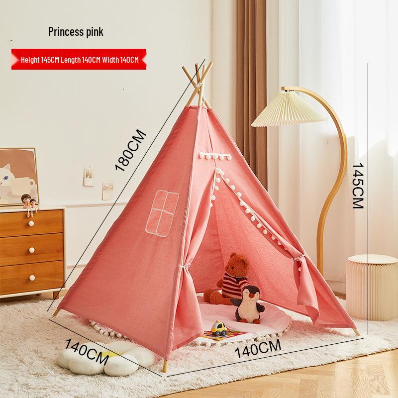 Children's Indoor Tent: Princess & Indian Playhouse for Kids
