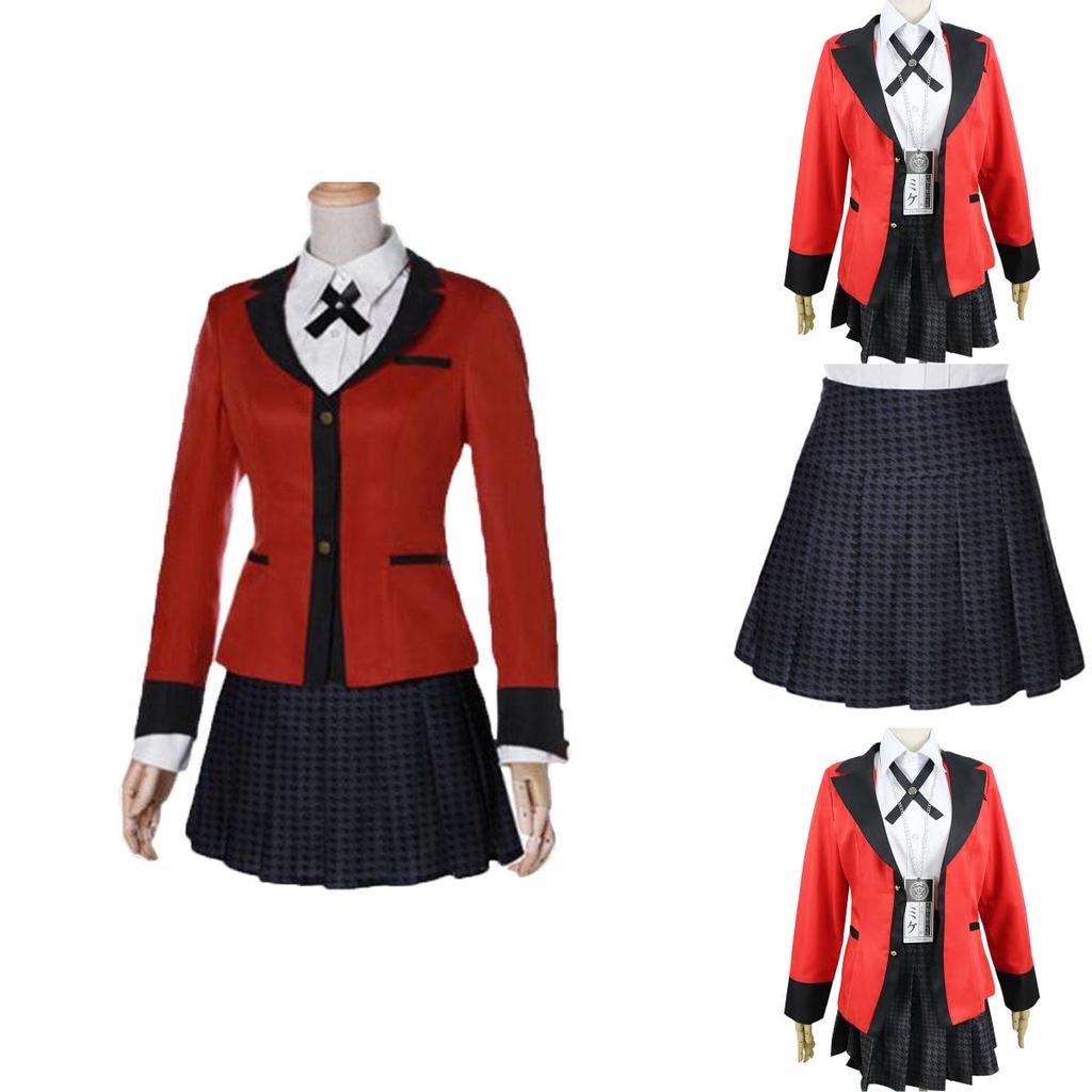 Classic Kakegurui Jabami Yumeko School Uniform Cosplay Outfit For Halloween Celebrations