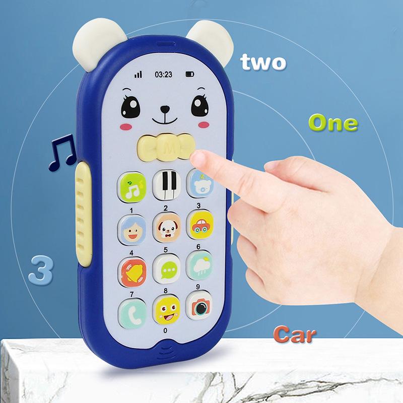 Cross-border Little Chick & Bear Music Phone Toy for Infant Early Learning