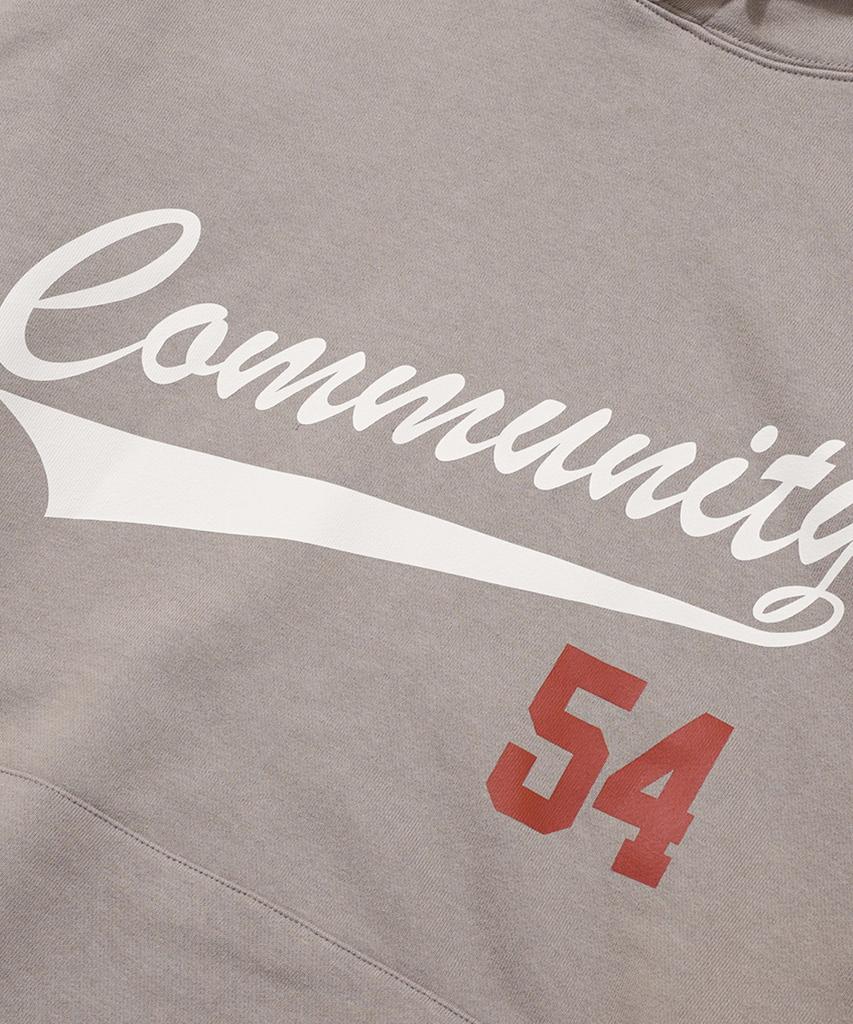Community 54 Sweat Hoodie[Brown]