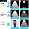 Intelligent LED solar light outdoor sensing wall light 3-mode light control decorative garden safety lighting suitable for courtyards and villas