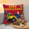 Cushion Cover  Linen  SkinFriendly Soft Decorative Case for Sofa Home Decor Cute Anime FFireman SSam Pillow Cover