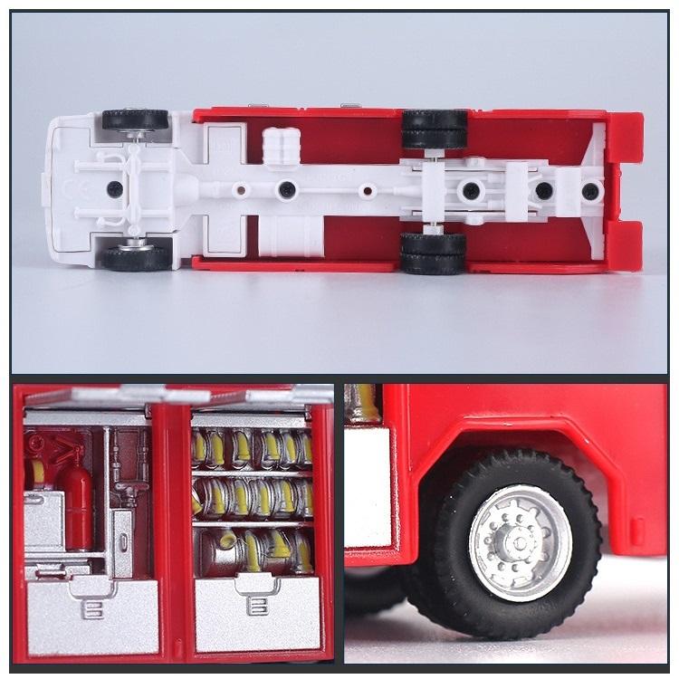 MAN SCANIA Fire Engine Cement Mixer Garbage Truck Simulation Diecast & Toy Vehicle RMZ City 1:64 Alloy Car Model Gifts For Children