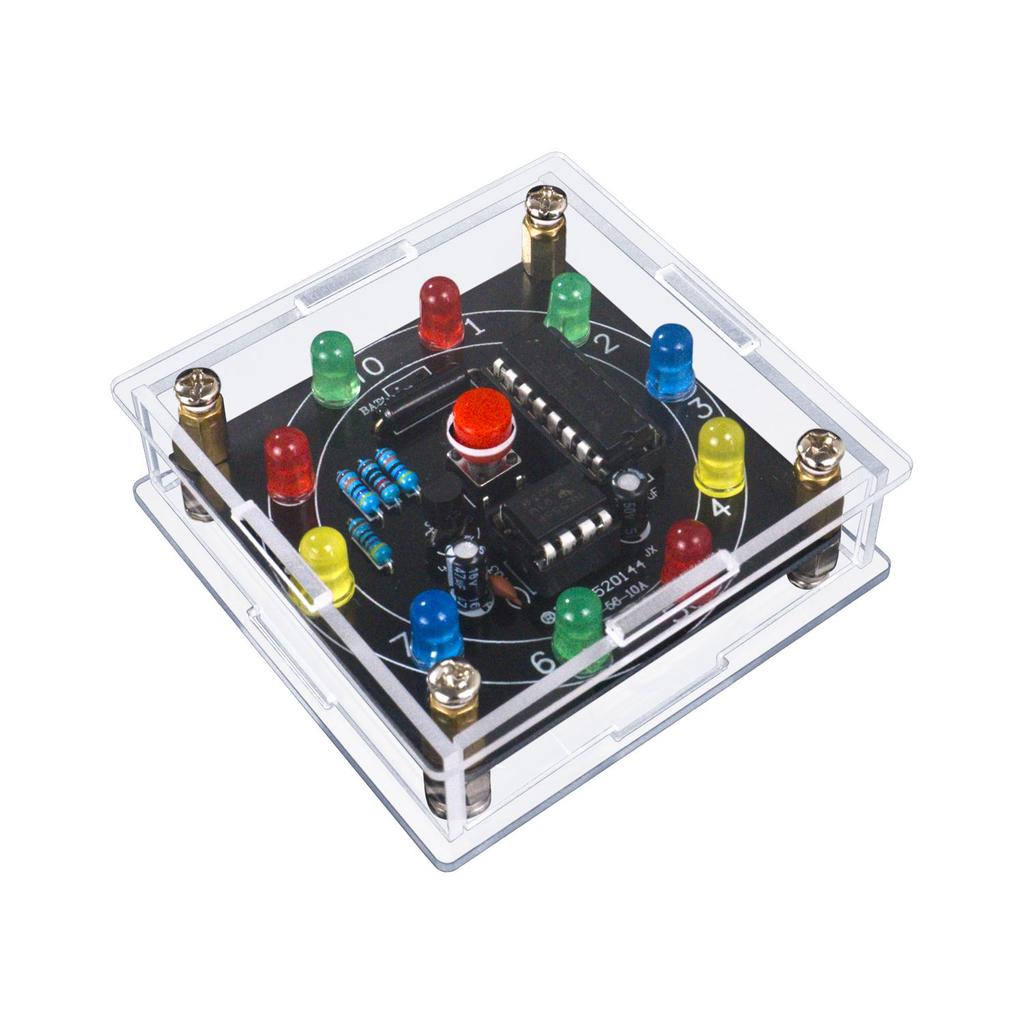 DIY Electronic Lottery Machine Kit: Fun Analog Turntable with Circuit Board Assembly for Practical Training