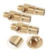 For Overpressure Protection Brass Check Valve Compressor Check Valve Brass Material Compact Size Gold Color High Pressure