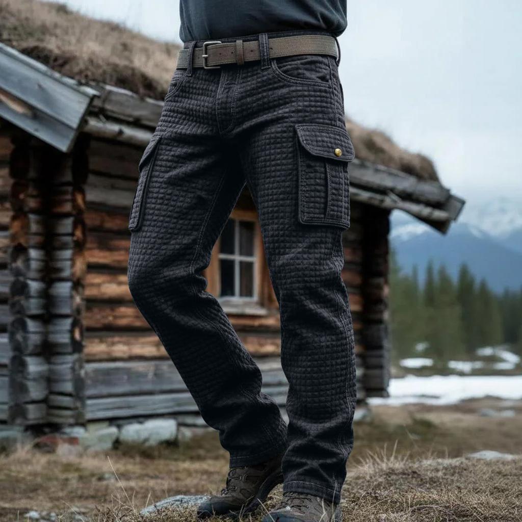 Men's Multi-Pocket Work Pants Men's Casual Fashion Work Pants