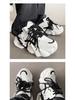European Trendy Men's Breathable Dad Shoes 2025 - Thick Sole, Height-Increasing Casual Sneakers