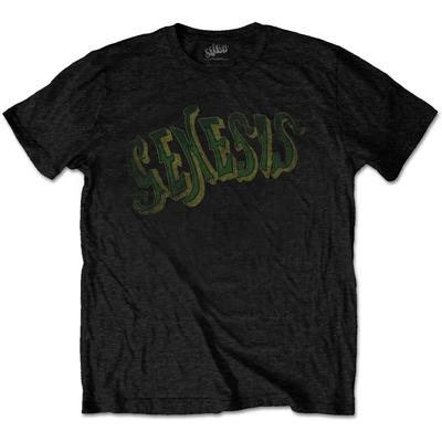 Genesis T-Shirt: Vintage Logo - Grün OFFIZIELL NEU