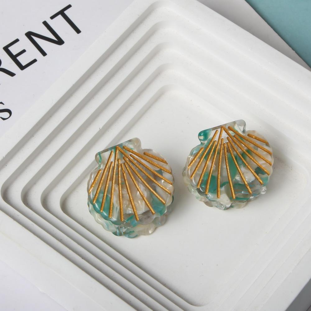 2pack Hair Clip Shell Small Hair Claw for Women Girls Butterfly  Acrylic Fashion Crab for Hair Clamps Hair Accessories