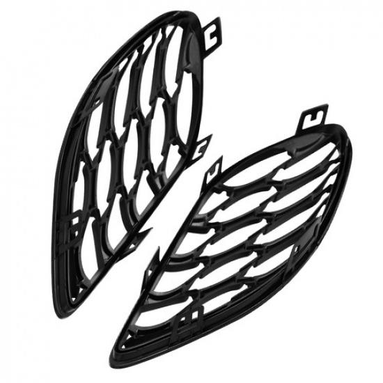 Bumper Grille For 2015-2017 Dodge Charger Set of 2 Driver and Passenger Side