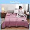 Solid Color Waterwashed Cotton Thin Summer Blanket For Home And Children
