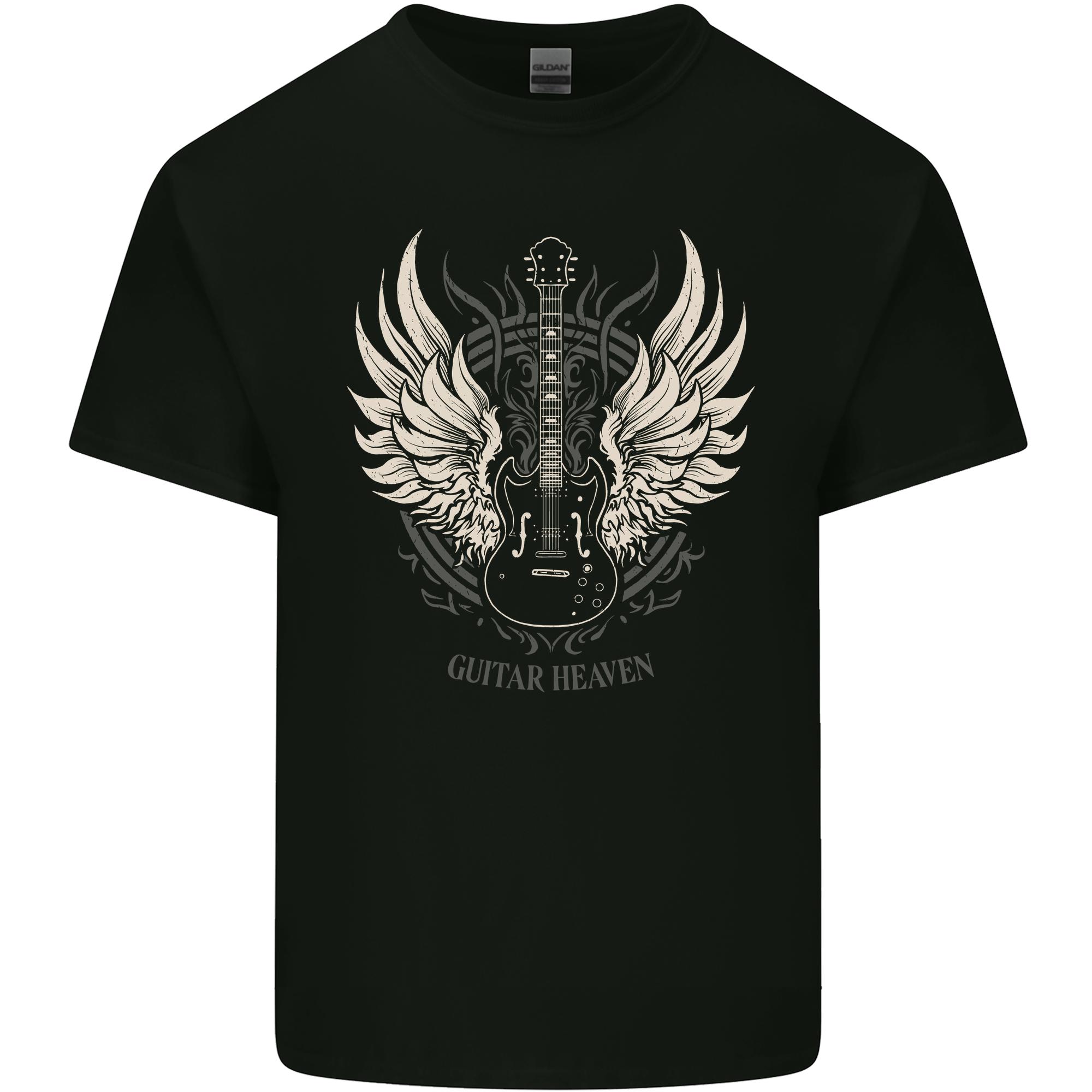 Guitar Heaven Rock n Roll Music Death Metal Unisexs Light Cotton TShirt S