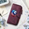 Patriotic Eagle Print Long Wallet Fashion Portable Card Holder