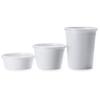 DEAN & DELUCA White Food Container Set of 3 (S/M/L), Microwave and Dishwasher Safe, 12 X 12 X 17.5 Cm, Lunch Box, Bento Box, Storage Container