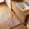 Fashion Marble Bathroom Mat Retro Multiple Choice Living Room Kitchen Rug Non-Slip Bedside Mats