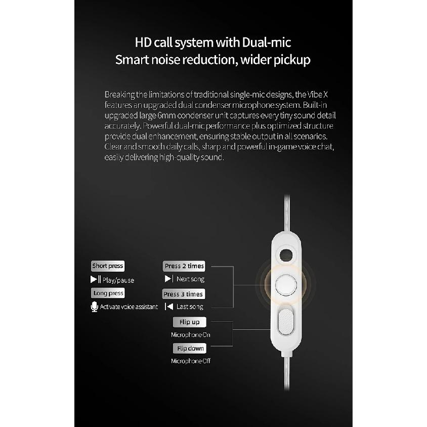 KZ NEW Vibe X Low Frequency Vibration Earbuds HiFi IEM Deep Bass Headset Stereo Sound In-Ear Earphones for Music Gaming