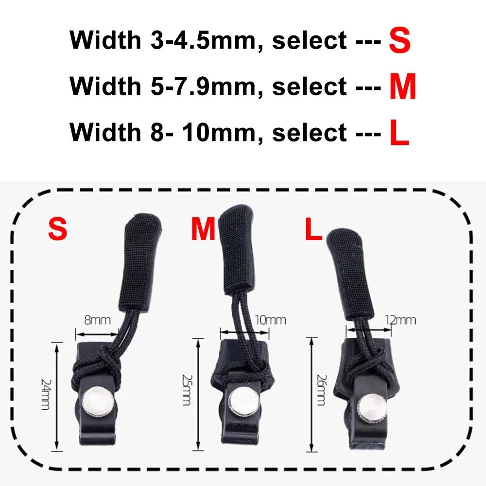 

Универсальный набор для ремонта молнии, мгновенная замена съемной головки молнии, бегунок для курток, сумок, пальто, решение без шитья L&20pcs