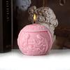 DIY 2D/3D Jesus Family Round Ball Candle Silicone Mold Jesus Maria Family Resin Mold Jesus Statue Round Ball Gypsum Mold