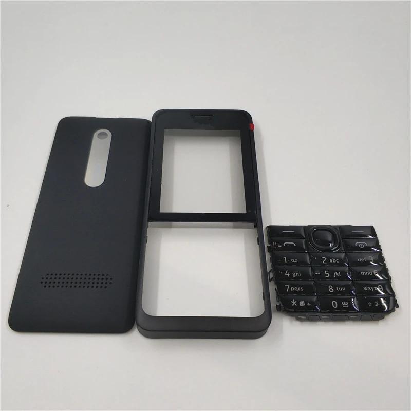 Gehäusehülle für Nokia 301 Dual-SIM-Karten-Handy Hülle Mit Englischem Tastaturfeld Ersatzteile