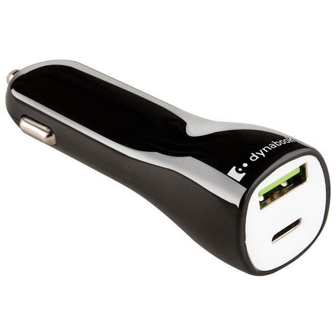 Chargeur de Voiture - Dynabook - USB-C 45W - Charge Rapide - Protection Surtension - Réglage Automatique