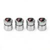 New 4Pcs Aluminum Car Tire Valve Caps Diamond Tyre Valve Airtight Cover Waterproof Dust For T A1 A2 A3 A4 A5 Sline TT Motorcycles