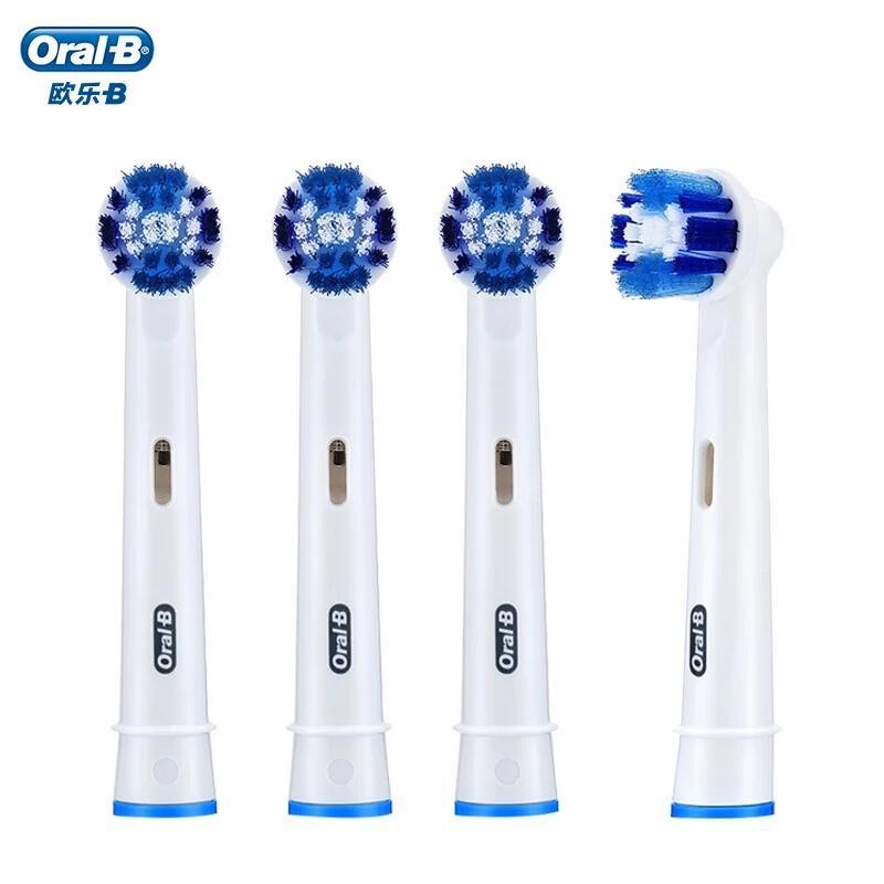 

Oral-B EB20 Precision Clean Electric Toothbrush Heads (4-Pack) CN plug (adapter included)