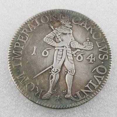 1664 Tyska Minnesmynt Samlarobjekt Souvenirer Silvermynt