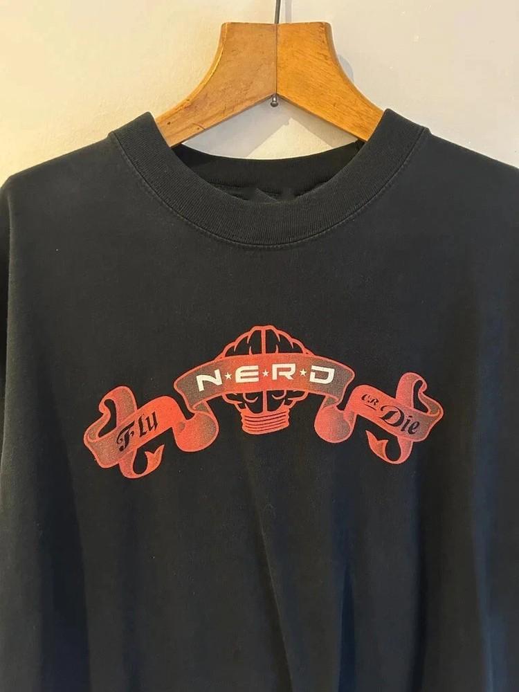 

N.E.R.D. Fly or Die Vintage Rap Cotton Unisex S-234XL T-Shirt black CS180 Unisex T-Shirt S
