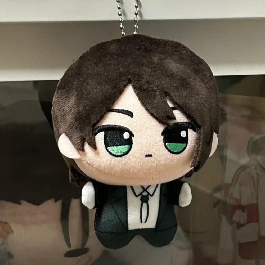 Titan Anime Plüschtier Riesiger Eren Jäger Plüschtier Stoffseestern Körper Plüschpuppe Levi Figur Sammeltasche Anhänger Schlüsselanhänger Geschenke