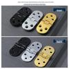 Zinc Alloy 180° Thickened Folding Drop Leaf Hinge for Tabletops