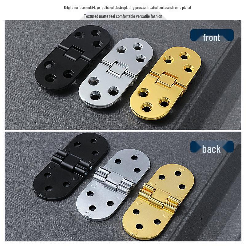 Zinc Alloy 180° Thickened Folding Drop Leaf Hinge for Tabletops