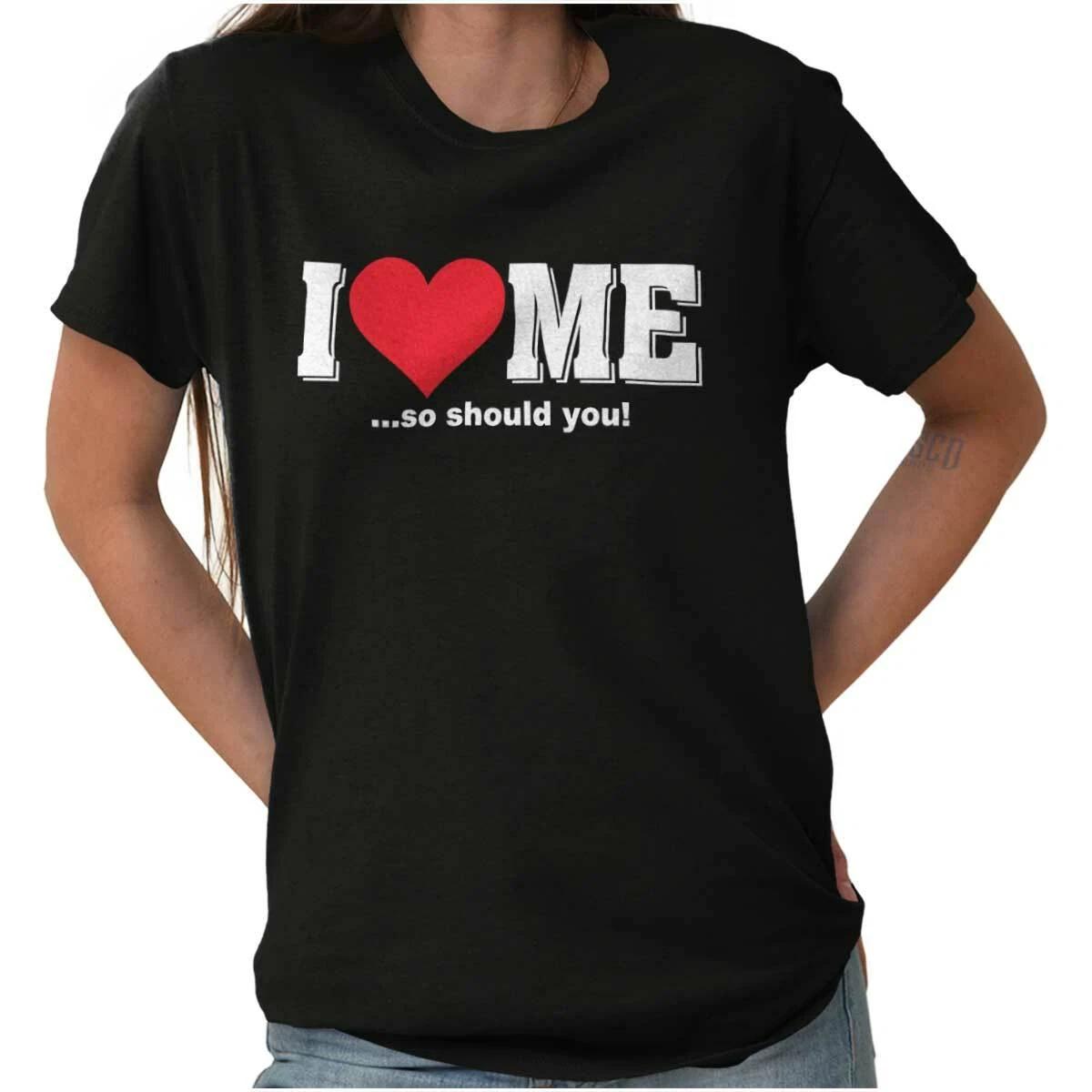 Love Me Funny Single Dating Valentine s Day Womens or Mens Crewneck T Shirt Tee S