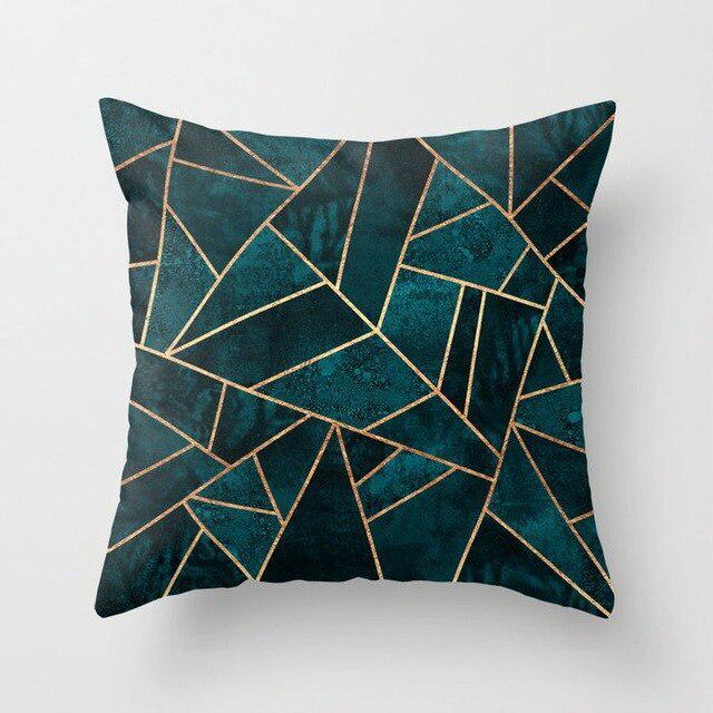teal throw cushions