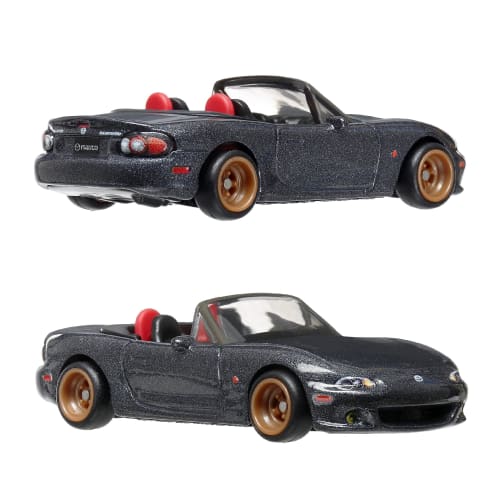 Hot Wheels Premium 2 Pack Mazda RX7 FC Pandem / '04 Mazda Mazdaspeed Miata [Mini Car] [3 lata i więcej] HRR75