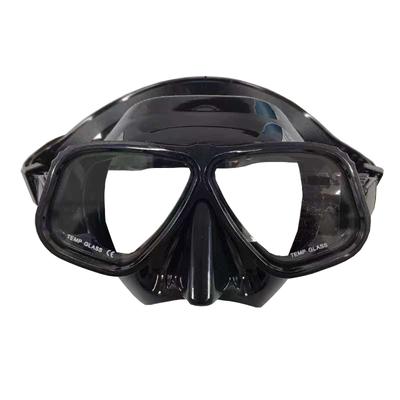 Tauchmaske aus Aluminiumlegierung Professionelle Unterwasser-Schnorchelausrüstung Vollgesichts-Tauchbrille
