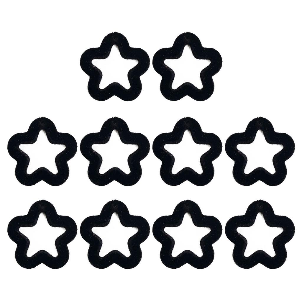 10Pcs Acrylic Beading kit Loose Hollow Five-Pointed Star Bead Friendship Bracelet Making Beads Jewelry Accessories
