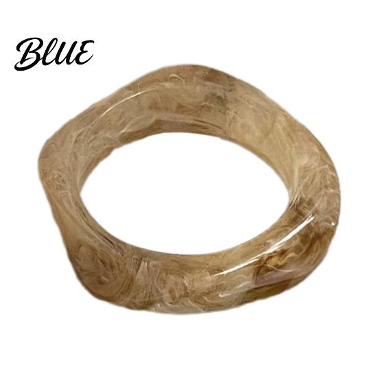 Vintage Bracelet Acrylic Retro Style Irregular Geometric Design Unique Women