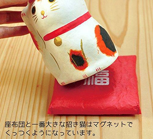 Yamako Harikoshika Maneki-neko White 89597