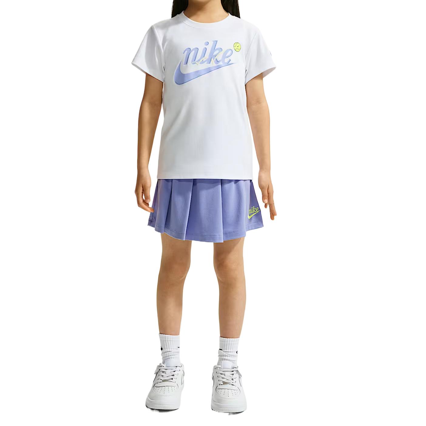 

Nike Kids Two Piece Skirt Sets Polo Collar Moderate Short IW1762-511 6X