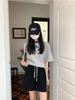 Women's High-Waisted A-line Casual Sports Shorts - Petite, Loose-Fit, Trendy Summer Style