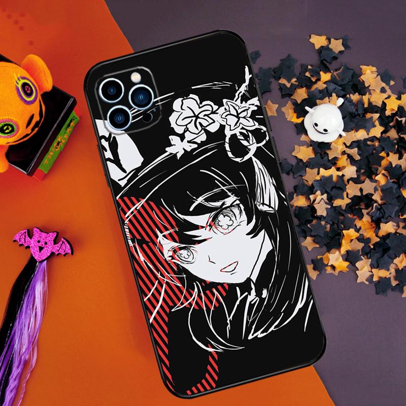 

Genshin Impact Hu Tao Bumper Case For iPhone 16 15 14 Pro Max 11 12 13 Pro Max Mini XR 15 16 Plus 16e Phone Cover iPhone 16e