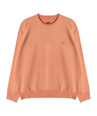 NODU Signature Flower Soft Knit [Orange]