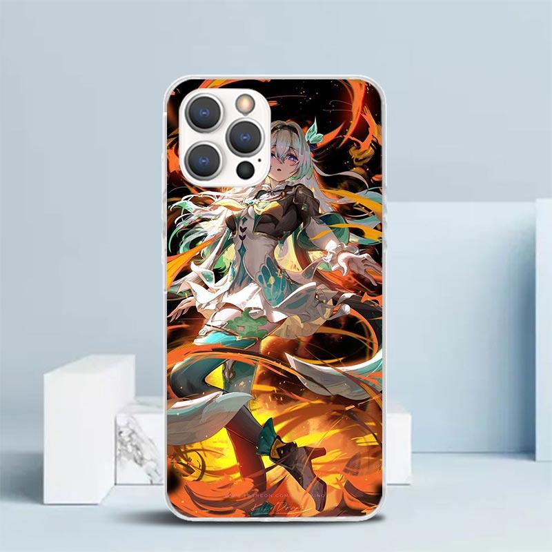 Honkai Star Rail Firefly Soft Cover for iPhone 16 17 Air 15 14 Pro Max 16E Phone Case 13 Mini 12 11 7 SE 8 Print Pattern Fit Cas