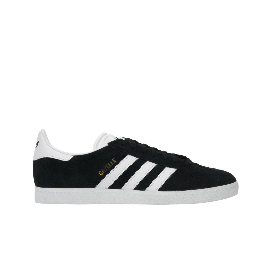 Черные кроссовки унисекс adidas Gazelle Black Running-White BB5476 46