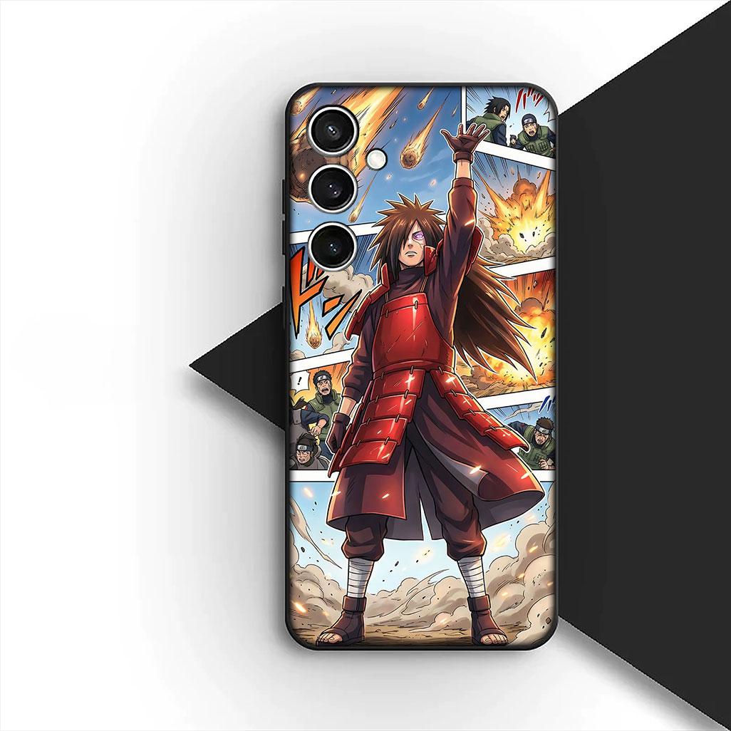 

for Samsung Galaxy S20 S22 S21 FE Ultra Plus A07 A17 A15 A16 A25 A57 A37 Phone Cover Case Itachi Uchiha Madaras Narutos Akatsuki Galaxy A15