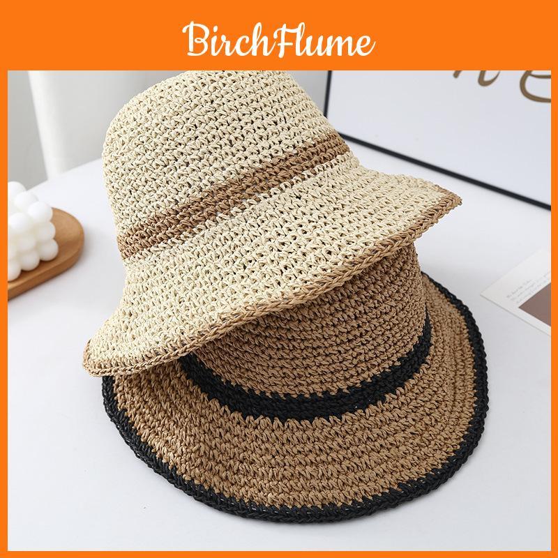 Summer Straw Hat For Women With Wide Brim Sun Protection And Breathable Natural Style